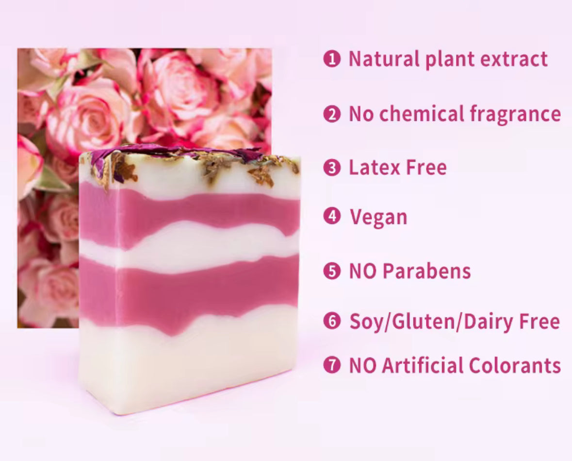 Wildest Dream- (Rose Yoni Soap Bar) Feminine Vagina Wash